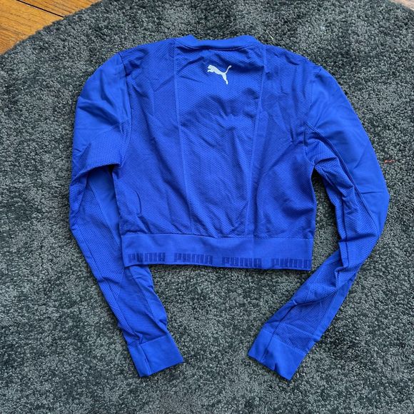 Puma Training Evoknit seamless long sleeve crop top - Picture 6 of 7